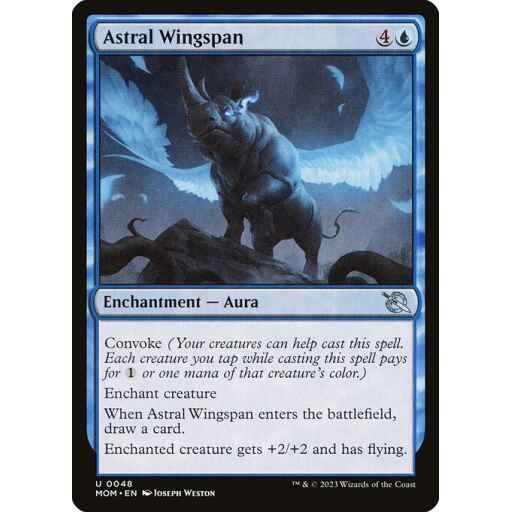 March of the Machine - 48 - Astral Wingspan - Uncommon - U - Non-foil