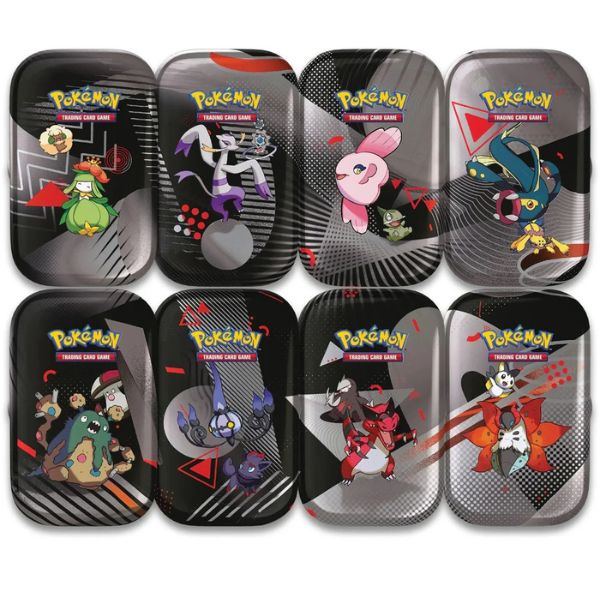 Pokemon Black Bolt & White Flare Mini-Tin Display (8 tins) - Bilde 2