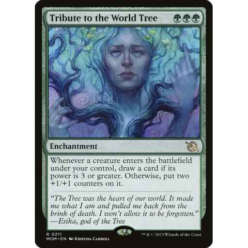 March of the Machine - 211 - Tribute to the World Tree - Rare - G - Non-foil
