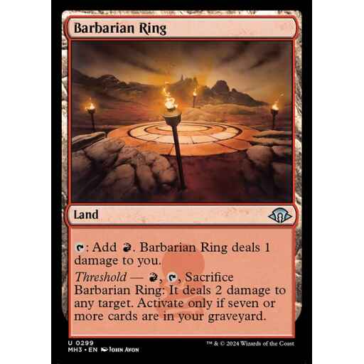 Modern Horizons 3 - 299 - Barbarian Ring - Uncommon - C - Non-foil