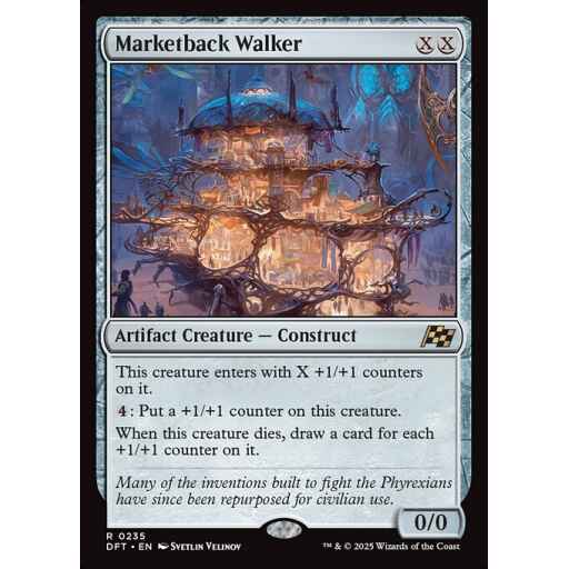Aetherdrift - 235 - Marketback Walker - Rare - C - Non-foil