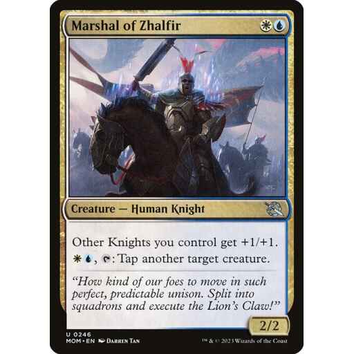 March of the Machine - 246 - Marshal of Zhalfir - Uncommon - WU - Non-foil