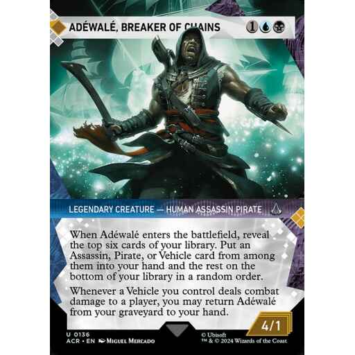 Assassin's Creed - 136 - Adéwalé, Breaker of Chains - Uncommon - UB - Non-foil