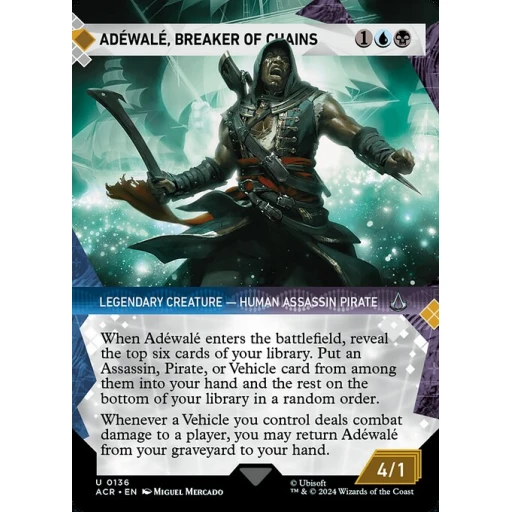 Assassin's Creed - 136 - Adéwalé, Breaker of Chains - Uncommon - UB - Non-foil