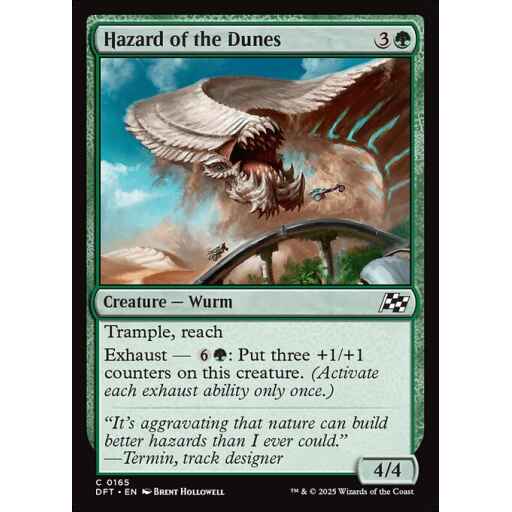 Aetherdrift - 165 - Hazard of the Dunes - Common - G - Foil