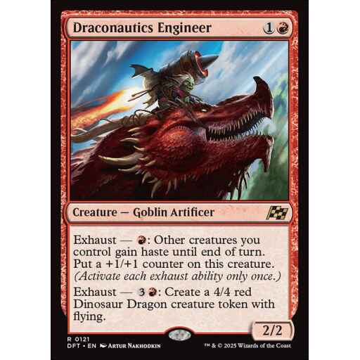 Aetherdrift - 121 - Draconautics Engineer - Rare - R - Non-foil