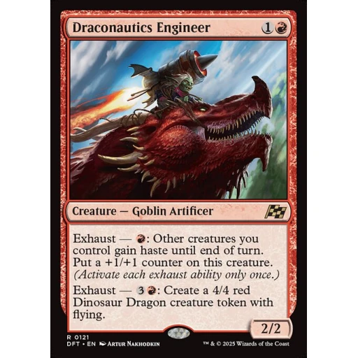 Aetherdrift - 121 - Draconautics Engineer - Rare - R - Non-foil