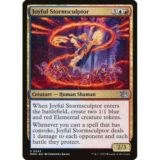 March of the Machine - 243 - Joyful Stormsculptor - Uncommon - UR - Non-foil