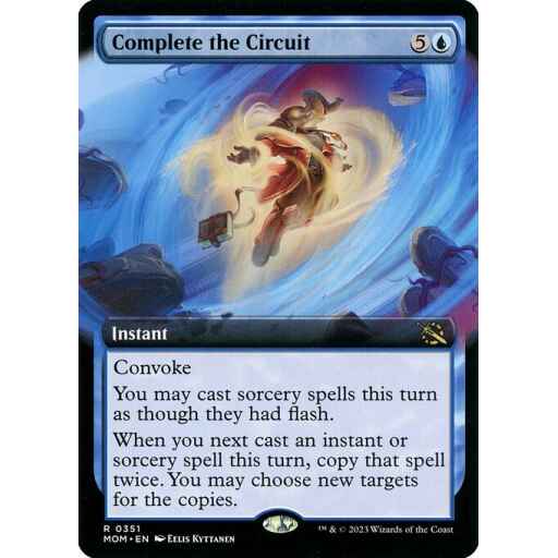 March of the Machine - 351 - Complete the Circuit - Rare - U - Foil