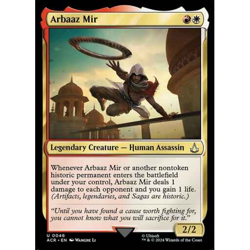Assassin's Creed - 46 - Arbaaz Mir - Uncommon - WR - Non-foil