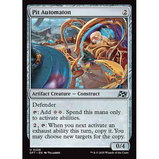 Aetherdrift - 238 - Pit Automaton - Uncommon - C - Foil