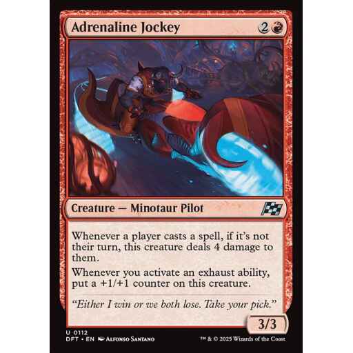 Aetherdrift - 112 - Adrenaline Jockey - Uncommon - R - Non-foil