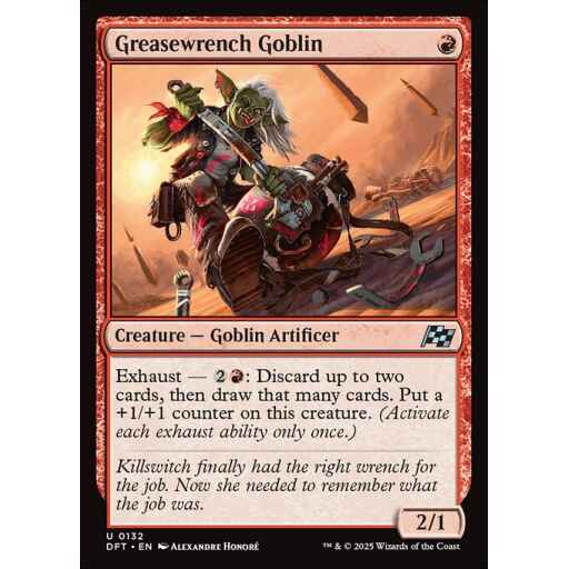 Aetherdrift - 132 - Greasewrench Goblin - Uncommon - R - Foil