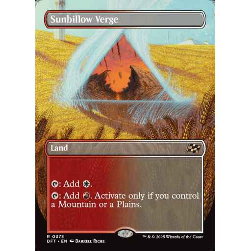 Aetherdrift - 373 - Sunbillow Verge - Rare - C - Non-foil