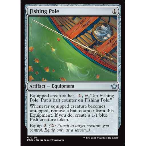 Foundations - 128 - Fishing Pole - Uncommon - C - Non-foil