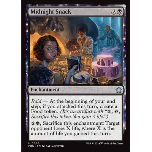 Foundations - 65 - Midnight Snack - Uncommon - B - Foil