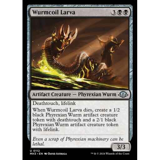 Modern Horizons 3 - 112 - Wurmcoil Larva - Uncommon - B - Non-foil