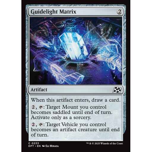 Aetherdrift - 233 - Guidelight Matrix - Common - C - Foil