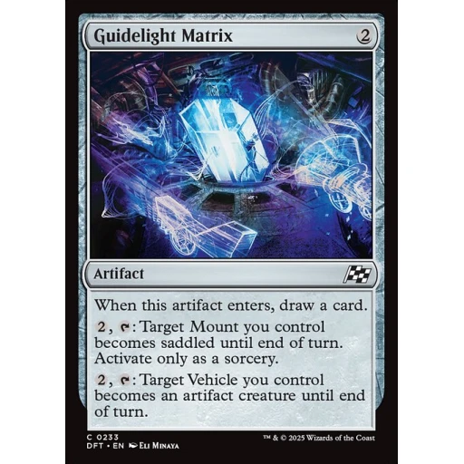 Aetherdrift - 233 - Guidelight Matrix - Common - C - Foil