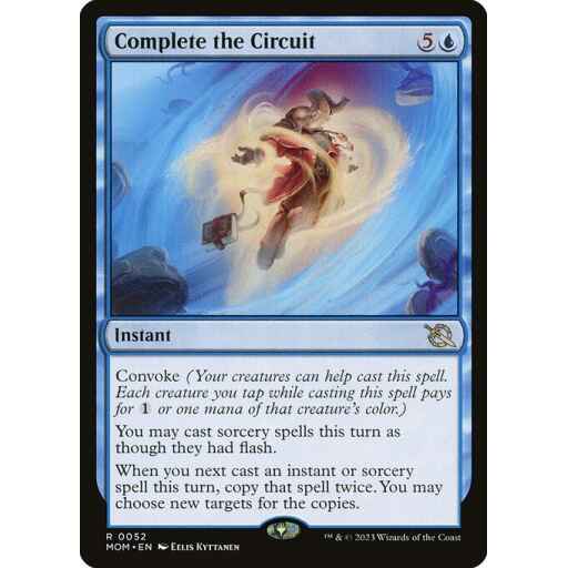 March of the Machine - 52 - Complete the Circuit - Rare - U - Non-foil