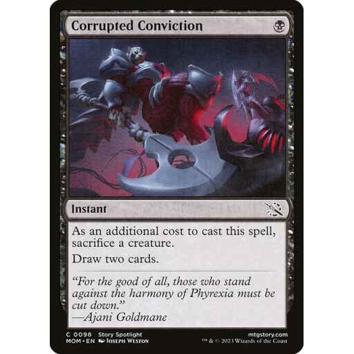 March of the Machine - 98 - Corrupted Conviction - Common - B - Non-foil