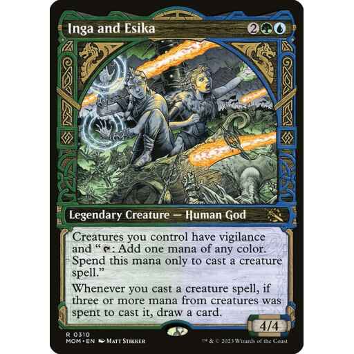 March of the Machine - 310 - Inga and Esika - Rare - UG - Non-foil