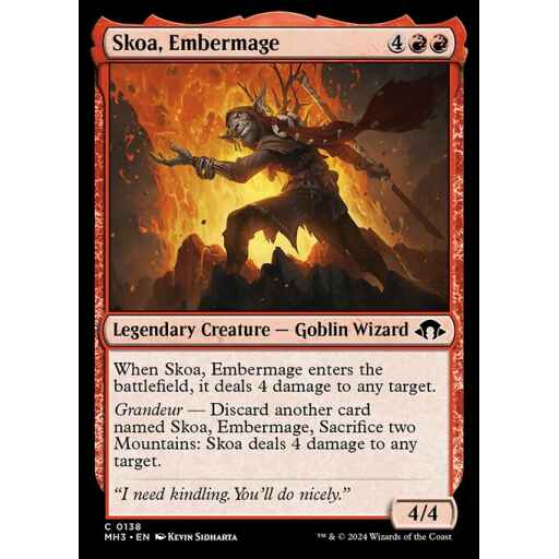 Modern Horizons 3 - 138 - Skoa, Embermage - Common - R - Non-foil