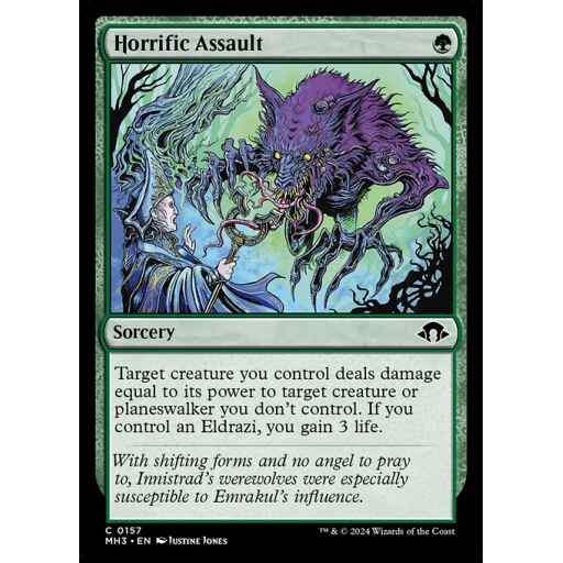 Modern Horizons 3 - 157 - Horrific Assault - Common - G - Non-foil