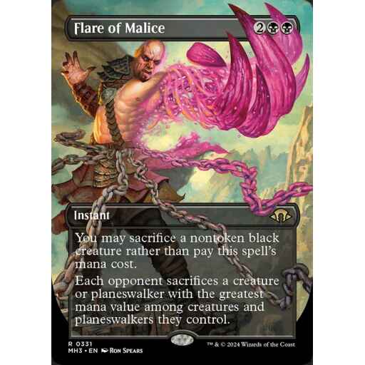 Modern Horizons 3 - 331 - Flare of Malice - Rare - B - Non-foil