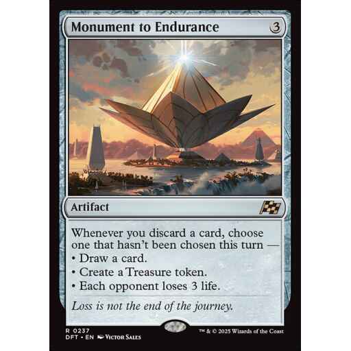 Aetherdrift - 237 - Monument to Endurance - Rare - C - Non-foil