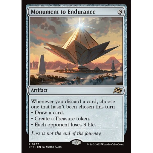 Aetherdrift - 237 - Monument to Endurance - Rare - C - Non-foil