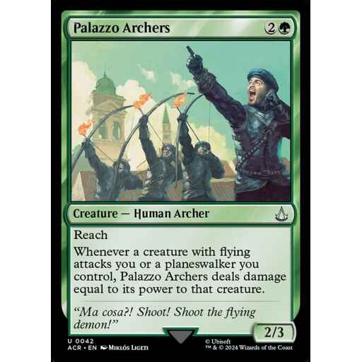 Assassin's Creed - 42 - Palazzo Archers - Uncommon - G - Non-foil