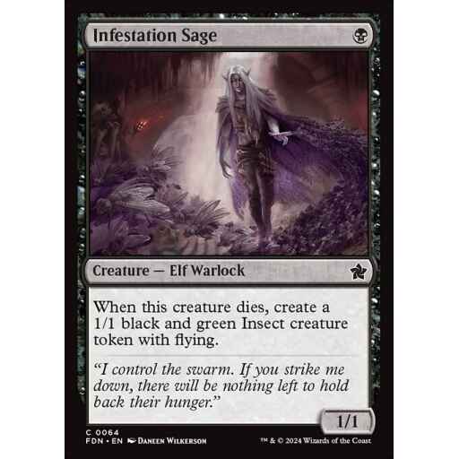 Foundations - 64 - Infestation Sage - Common - B - Non-foil