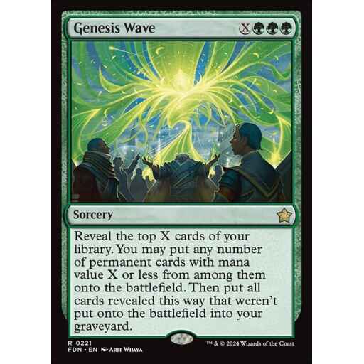 Foundations - 221 - Genesis Wave - Rare - G - Non-foil