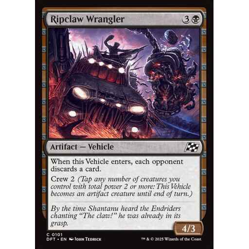 Aetherdrift - 101 - Ripclaw Wrangler - Common - B - Foil