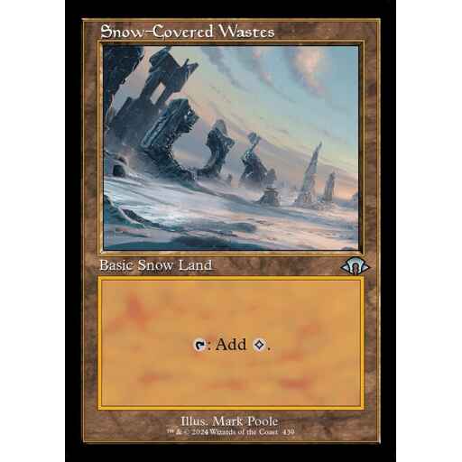 Modern Horizons 3 - 439 - Snow-Covered Wastes - Uncommon - C - Foil