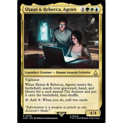 Assassin's Creed - 64 - Shaun & Rebecca, Agents - Rare - Multi - Non-foil