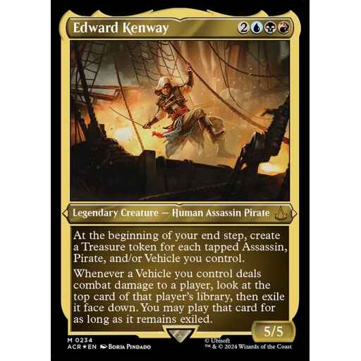 Assassin's Creed - 234 - Edward Kenway - Mythic - Multi - Non-foil