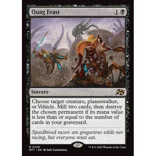 Aetherdrift - 100 - Quag Feast - Rare - B - Non-foil
