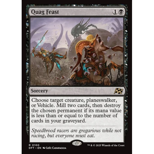 Aetherdrift - 100 - Quag Feast - Rare - B - Non-foil