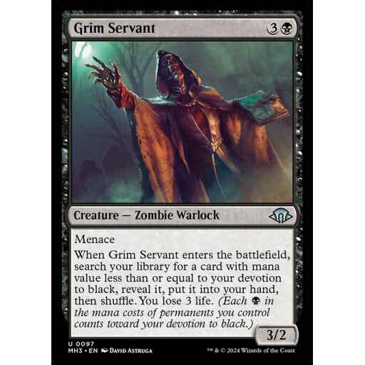 Modern Horizons 3 - 97 - Grim Servant - Uncommon - B - Non-foil