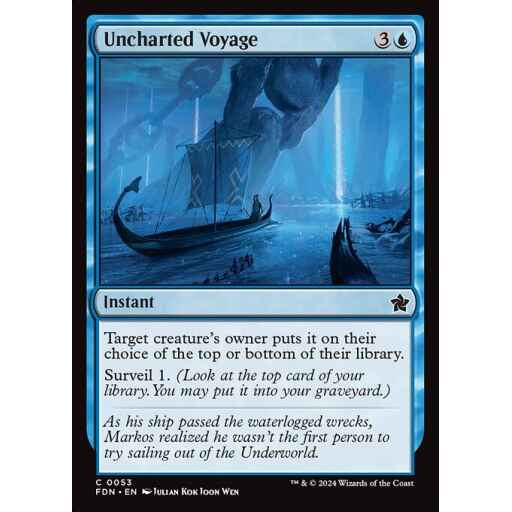 Foundations - 53 - Uncharted Voyage - Common - U - Non-foil