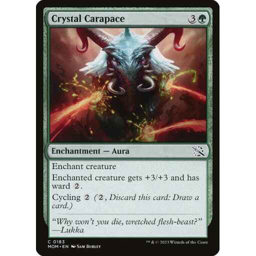 March of the Machine - 183 - Crystal Carapace - Common - G - Foil