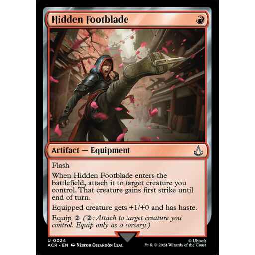 Assassin's Creed - 34 - Hidden Footblade - Uncommon - R - Non-foil