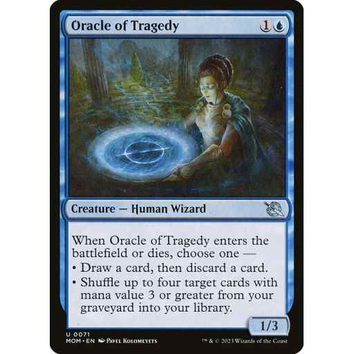 March of the Machine - 71 - Oracle of Tragedy - Uncommon - U - Non-foil