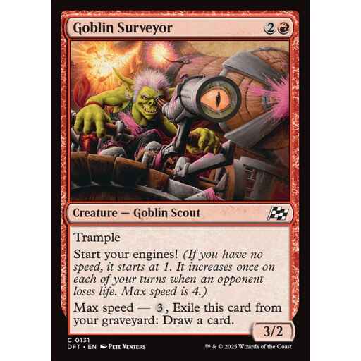Aetherdrift - 131 - Goblin Surveyor - Common - R - Non-foil