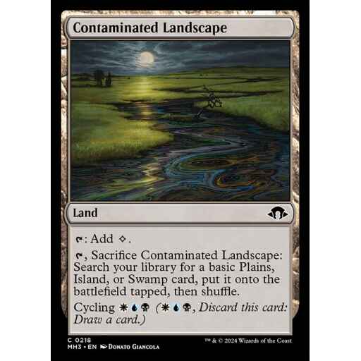 Modern Horizons 3 - 218 - Contaminated Landscape - Common - C - Non-foil