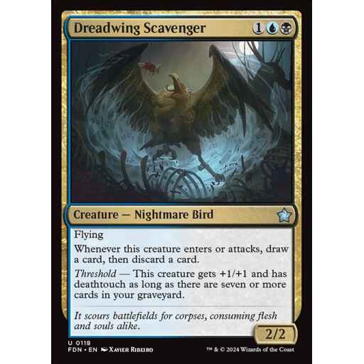 Foundations - 118 - Dreadwing Scavenger - Uncommon - UB - Non-foil