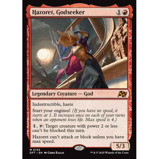 Aetherdrift - 133 - Hazoret, Godseeker - Mythic - R - Non-foil