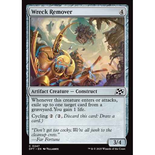 Aetherdrift - 247 - Wreck Remover - Common - C - Foil